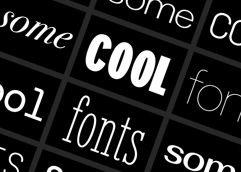 random fonts